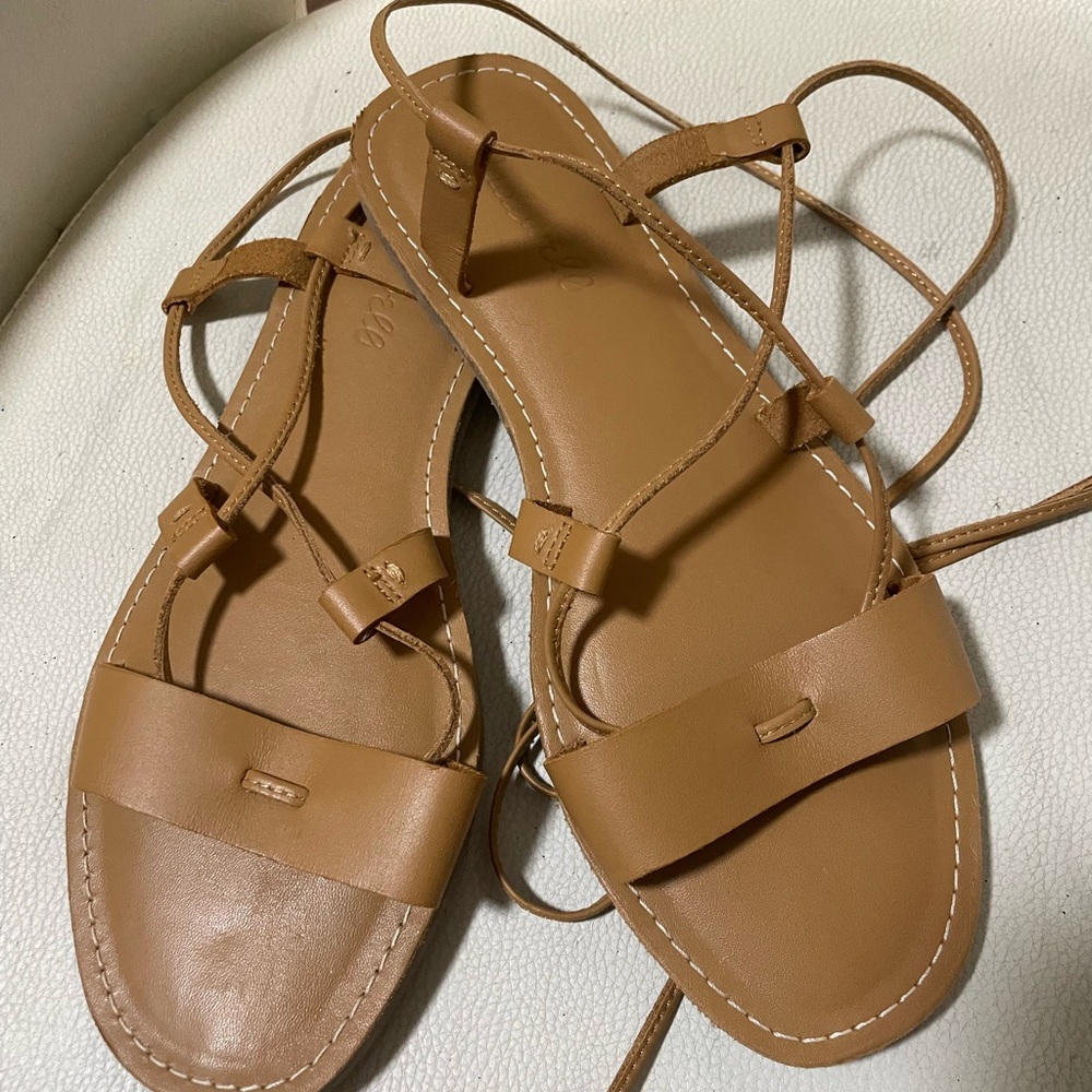 Madewell Tan Strappy Sandals - Picture 7 of 8